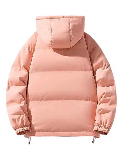 Peach Puffer Bubble Jacket