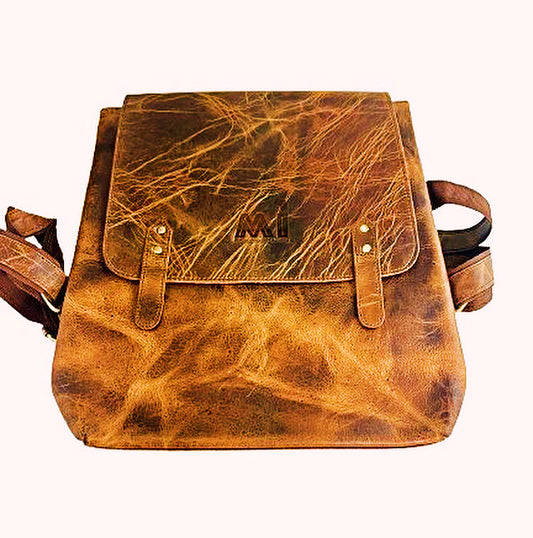 Handmade leather Book bag