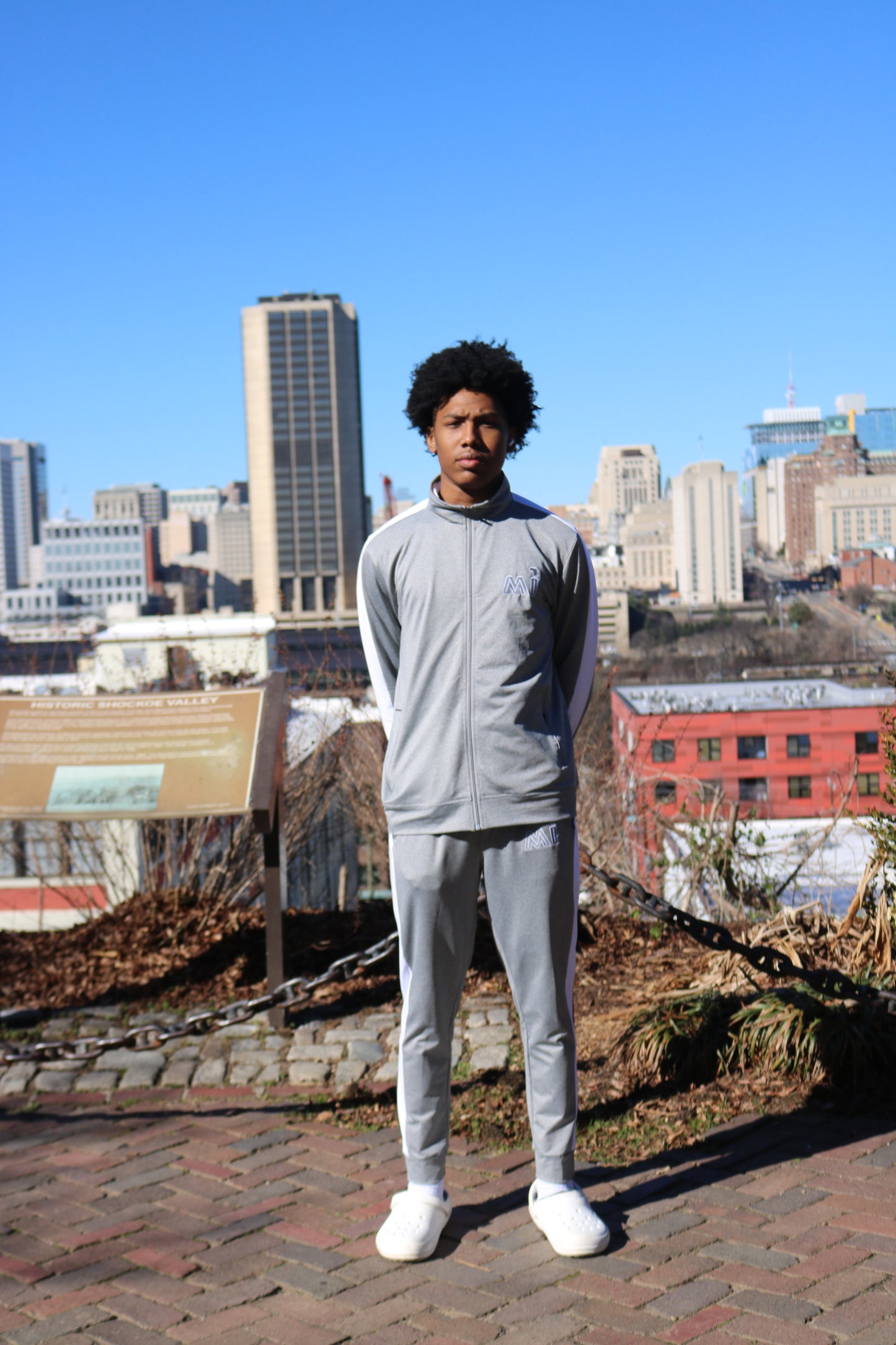 Gray/White MI Tracksuit
