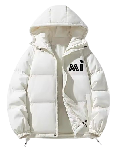 White Puffer Bubble Jacket
