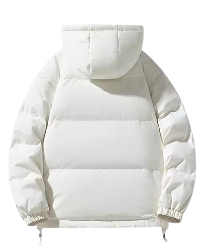 White Puffer Bubble Jacket