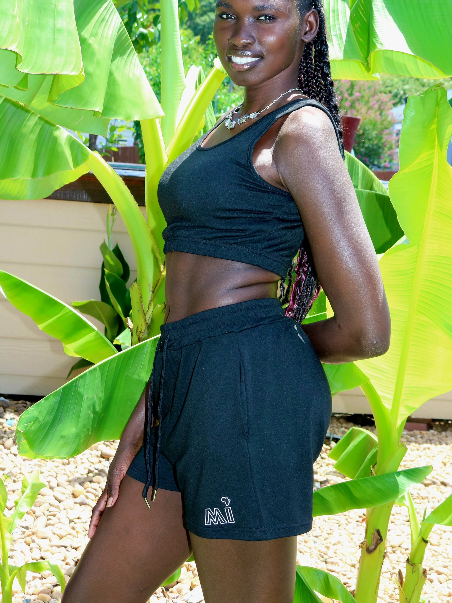 Black & White Women Short Set