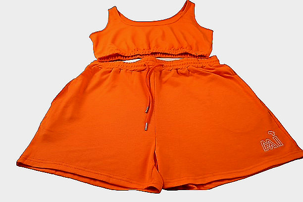 Orange 🍊  Women's  short set