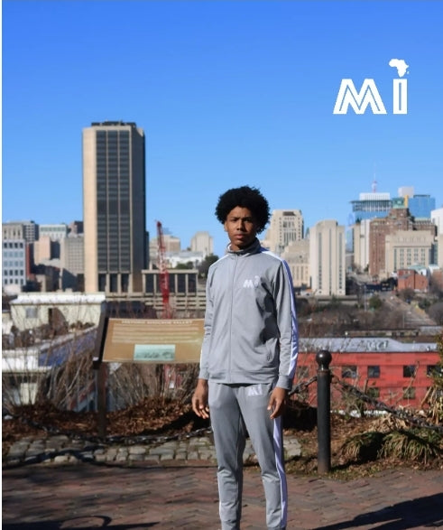 Gray/White MI Tracksuit