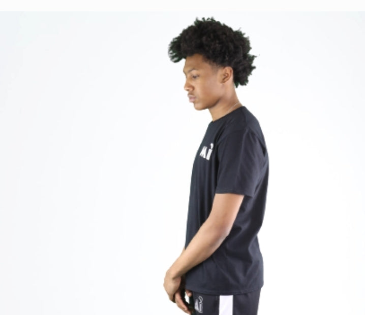 Black/White MI Short-Sleeve T
