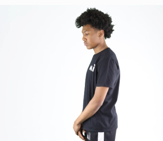 Black/White MI Short-Sleeve T