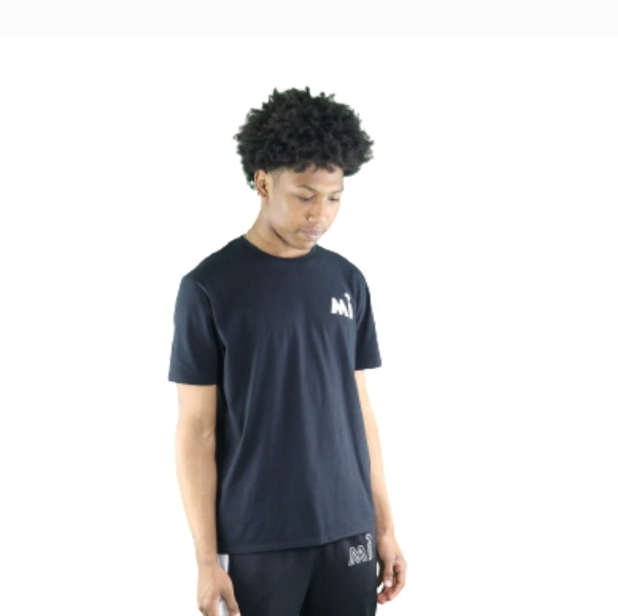 Black/White MI Short-Sleeve T